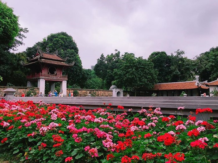 Diem tham quan o ha noi van mieu