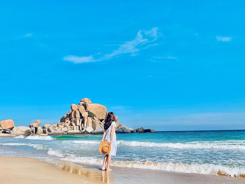 Huong dan di bai bien hon rom mui ne phan thiet